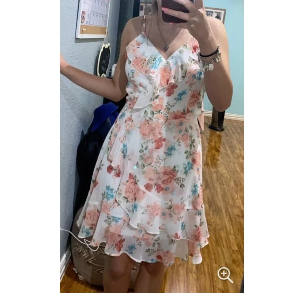 Almost Famous Floral Dress - Picture 2 of 10